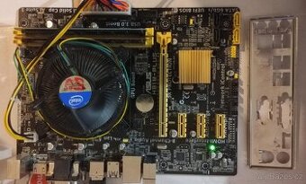Asus H81M-PLUS i7-4770 16GB DDR3 chladič (LGA 1150 Haswell)