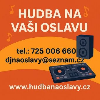 Hudba na svatbu a oslavu