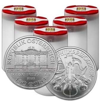 Koupím stříbrné investiční mince, 1oz