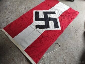 VELKÁ VLAJKA/PRAPOR HITLERJUGEND,90 X 150 CM,ZNAČENÁ