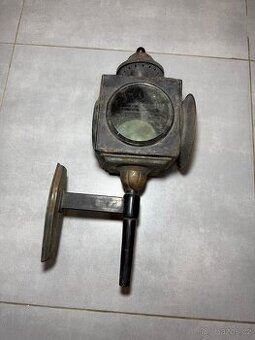Starožitná kočárová lucerna/lampa rok 1900