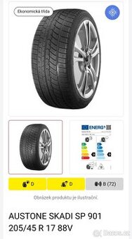Zimní pneu 4x > AUSTONE SKADI SP 901 205/45 R17 88V