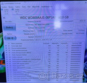 HDD 80GB,WD800AAJS,SATA, skvělý stav - 1