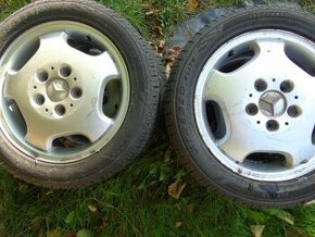 Litá kola s pneu MB A170 plus poklice - 1