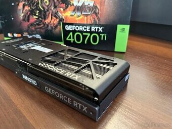 Prodám grafickou kartu INNO3D GeForce RTX 4070 Ti X3 12G