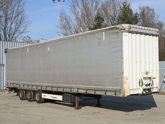 Krone SD, LOW DECK, TŘÍSTRANNÁ SHRNOVACÍ PLACHTA, ZVEDACÍ NÁ