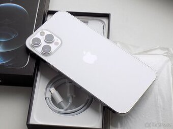 APPLE iPhone 12 Pro Max 512GB Silver - ZÁRUKA 12 MĚSÍCŮ