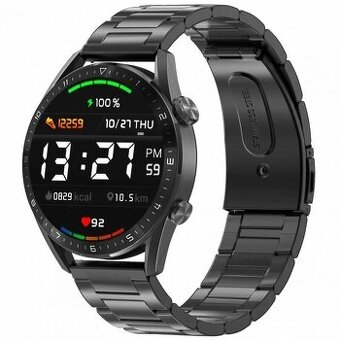 Chytré hodinky ARMODD Silentwatch 5 Pro - černé s kovovým ře