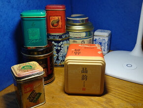 PLECHOVÉ DÓZY, PLECHOVKY ČAJ - SBĚRATELSKÁ KVALITA