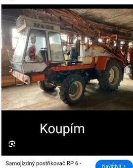 Samochodný postřikovač RP6