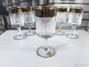 Sada luxusních křišťálových sklenic na sekt, Bohemia Glass