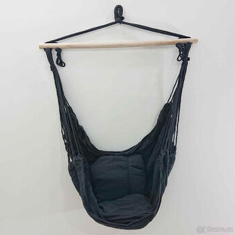 Černé závěsné zahradní křeslo Tobago Garden Pleasure