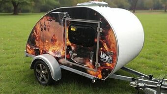 Karavan za tříkolku