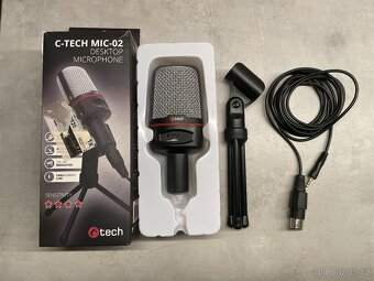 Stolní Mikrofon C-Tech Mic-02