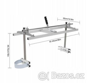 Katr, řezání prken motorovou pilou pro lišty 35cm - 91cm.