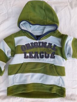 FLEECOVA MIKINA 6-9 měsíců