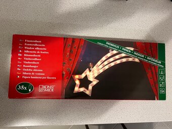 Vánoční ozdoba na okno