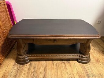 Masivní rustikální konferenční stůl