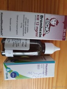 Bromhexin,Pleumolysin, diviznový sirup