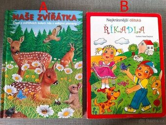 Dětská knížka- Naše zvířata, Nejkrásnější dětská říkadla