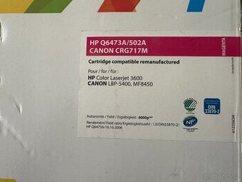 Kompatibilní HP Q6473A (502A) - červený toner ARMOR