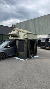 Střešní stan - Escape 190 cm prodloužený, LED osvětlení USB