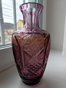 Váza broušený křišťál Bohemia Crystal