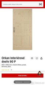 Drevnene dvere nove 90P