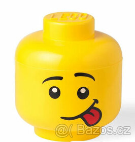 LEGO - Žlutý úložný box ve tvaru hlavy
