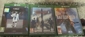 Prodám hry na Xbox   fifa21,Battlefield 1,Tom clancys the - 1
