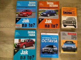 Knihy Škoda, Felicia, Fabia, Octavia, Favorit