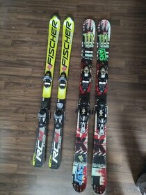 Freestyle lyže K2 a dětské lyže Fischer - 1