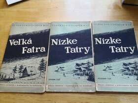 Nízke Tatry a Velká Fatra - mapy z 1957 a 1958 - 1