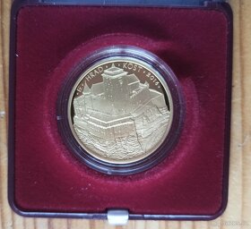 Zlatá pamětní mince - Hrad Kost PROOF