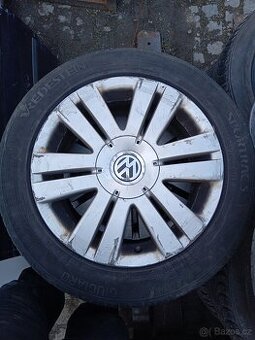 5x112 R16 7"   Alu kola vc. Pneu VW Passat Škoda atd