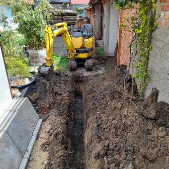 Zemni a výkopové práce,minibagr,dumper