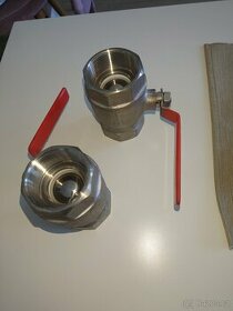 Nové kulové ventily 2" potravinářská nerez - 1