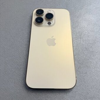 iPhone 14 Pro 128GB zlatý, bez škrábance, záruka