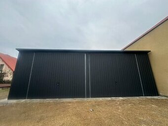 Plechová garáž 7,5x6m