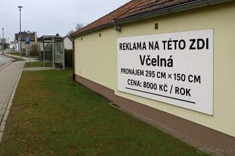 Pronájem reklamní plochy Včelná u Českých Budějovic