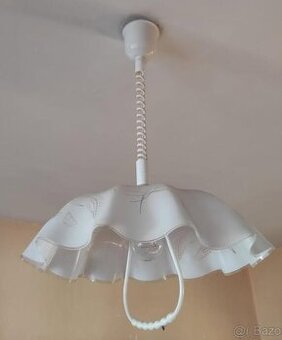 Lustr plast/retro/Top stav stahovací + druhé "clonítko"