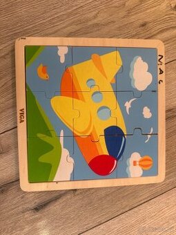 Dětské puzzle – letadlo