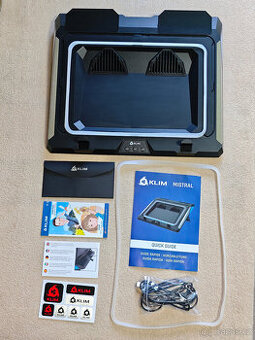 Výkonná chladící podložka pod notebook KLIM Mistral - 1