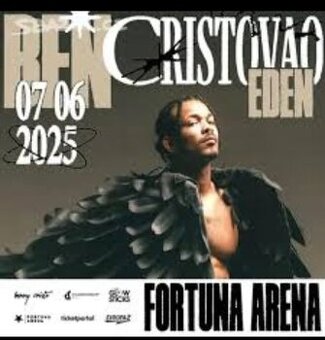 Nabízím 2x vstupenku Ben Cristovao 7.6.2025
