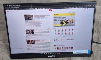 nový přenosný 16" LCD monitor (IPS, 1200P, HDR, 16:10)