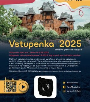 Vstupenka Mirakulum