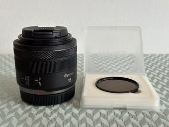 Canon RF 35 f1.8 + ND filtr