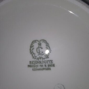 Porcelánový servis tři grácie luxusní pozlacený