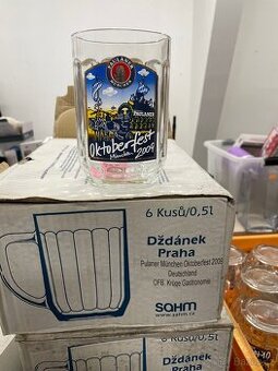 Originální pivní sklenice Paulaner Oktoberfest 2009 – 0,5 l