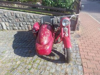 Jawa 250 se side velorex